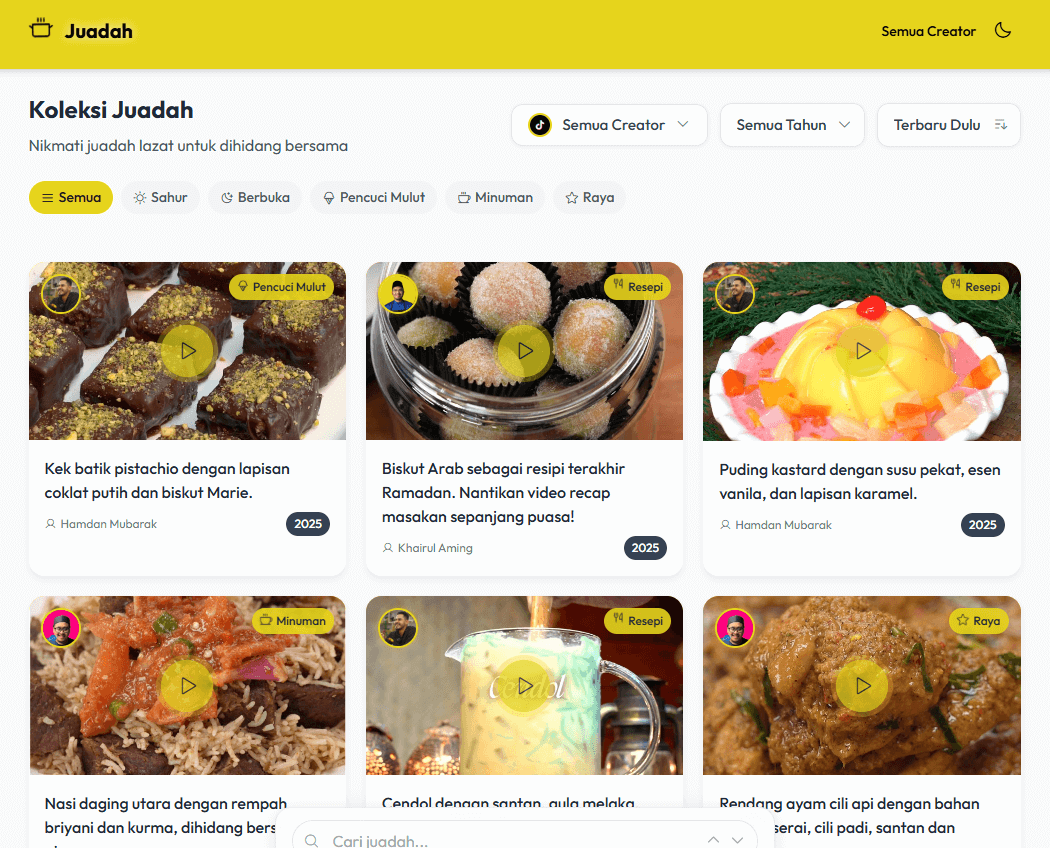 Juadah.my project thumbnail
