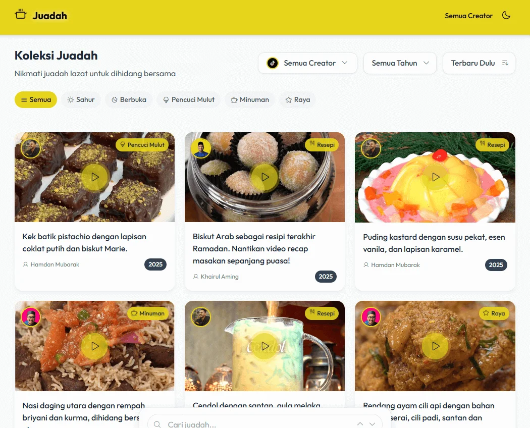Juadah.my project thumbnail