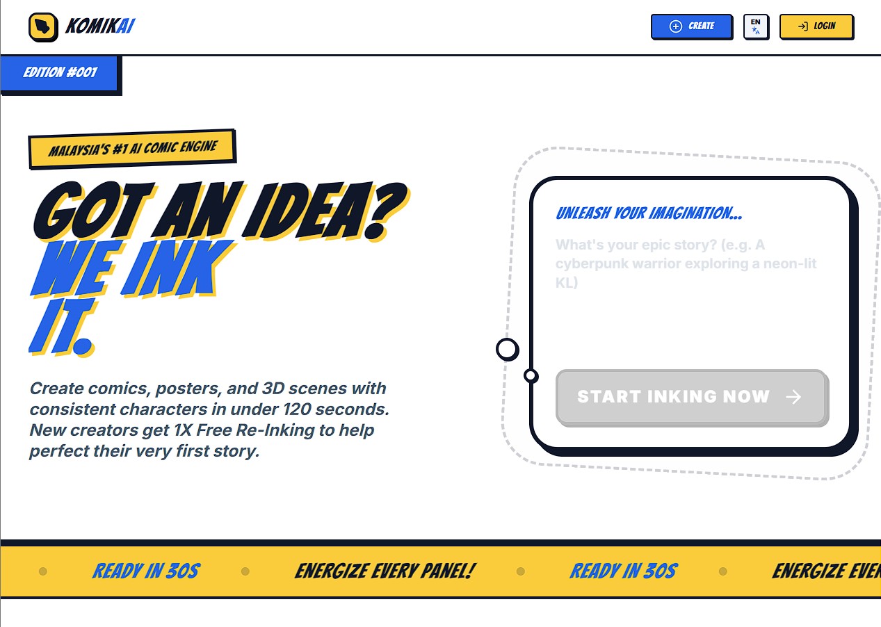 KomikAI project thumbnail