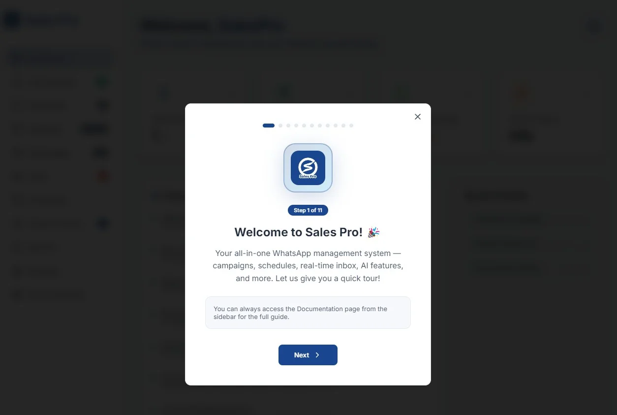 SalesPro Whatsapp project thumbnail